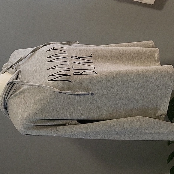 Rae Dunn Gray Mama Bear Pullover Hoodie - Size XS - Picture 3 of 5